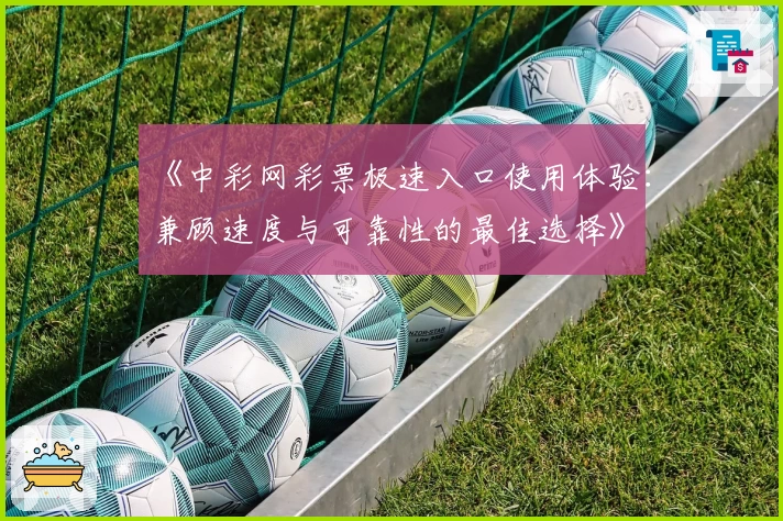 《中彩网彩票极速入口使用体验：兼顾速度与可靠性的最佳选择》