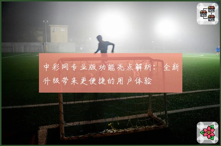 中彩网专业版功能亮点解析：全新升级带来更便捷的用户体验